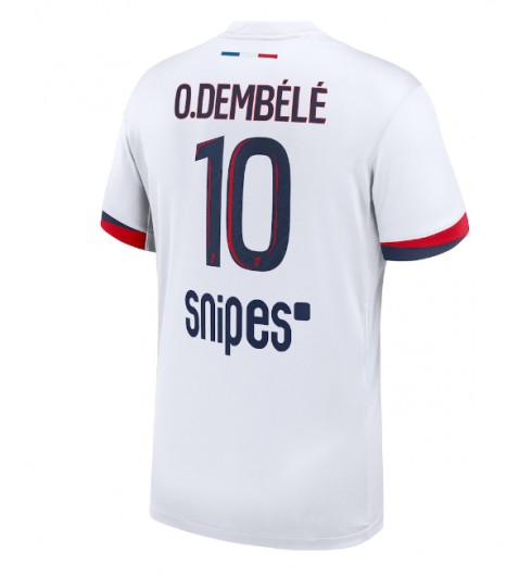 Moške Nogometnih dresov Paris Saint-Germain Ousmane Dembele #10 Gostujoči 2025-26 Kratki rokavi Moške Nogometnih dresov Paris Saint-Germain Ousmane Dembele #10 Gostujoči 2025-26 Kratki rokavi